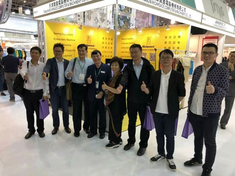 TITAS臺北紡織展，富怡展品備受青睞！