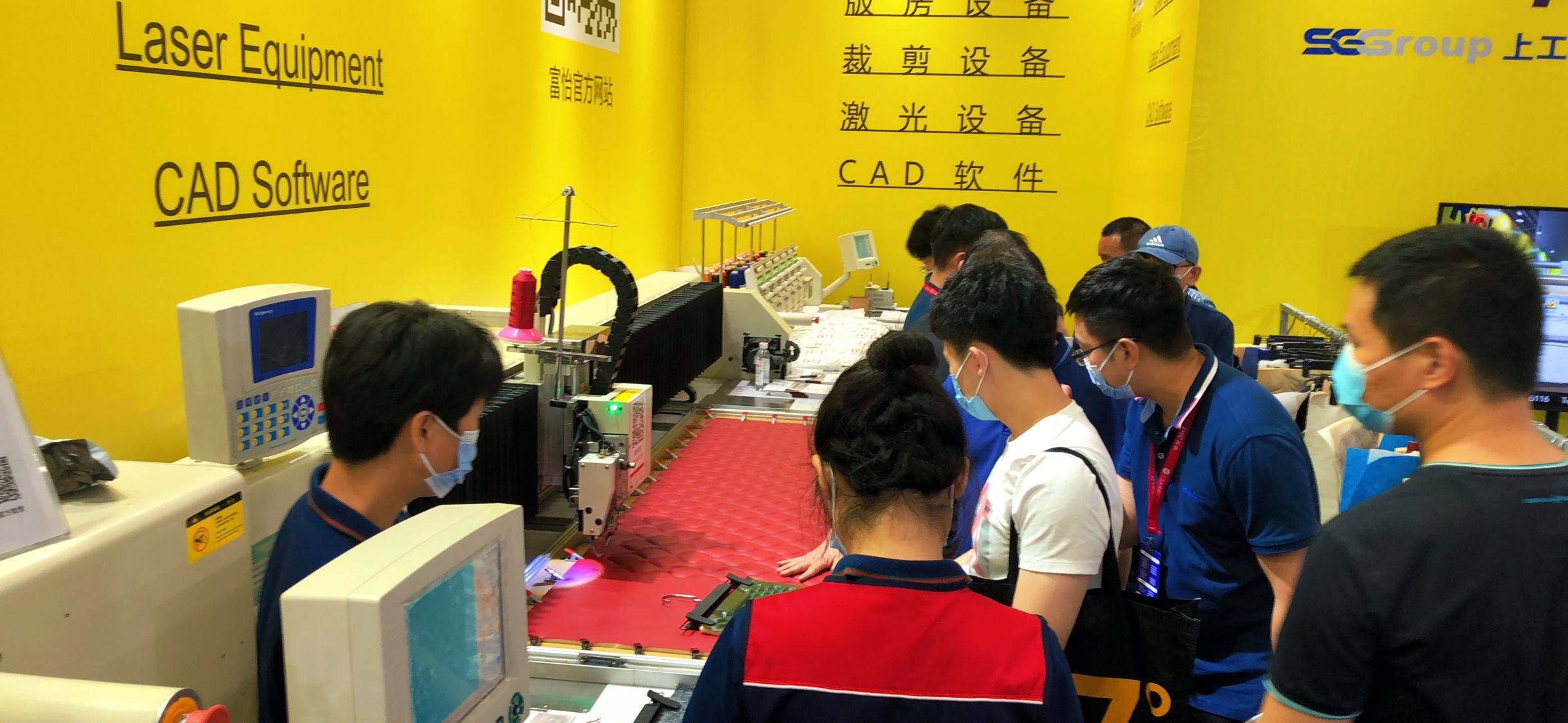 上工富怡廣州木工機(jī)械展，展位人氣持續(xù)火爆
